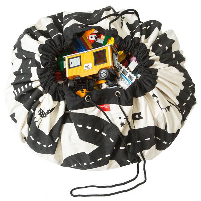 Sac de rangement de jouets et tapis de jeux Play & Go Circuit