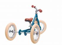 Draisienne-Tricycle acier vintage Bleu Mat - Trybike