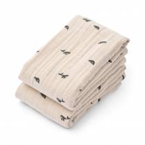 2 Langes en coton bio - Requins - Liewood