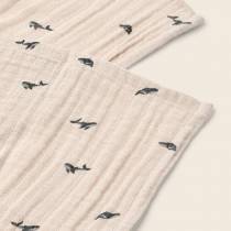 2 Langes en coton bio - Requins - Liewood
