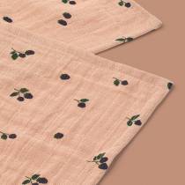 2 Langes en coton bio - Cerises - Liewood