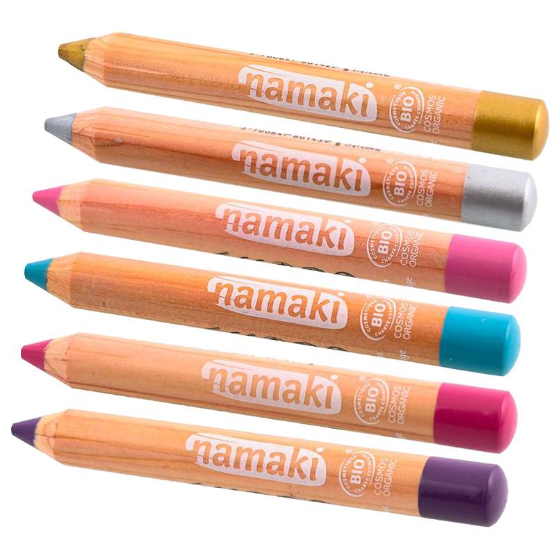 Kit de 6 crayons de maquillage BIO Mondes Enchantés Namaki