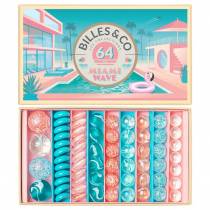 Billes a collectionner ou a échanger : coffret 64 billes Miami Wave