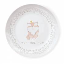 Assiette Porcelaine de Limoges - Chat