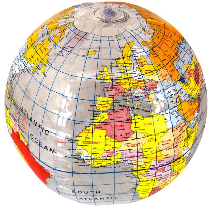 Globe terrestre Mappemonde