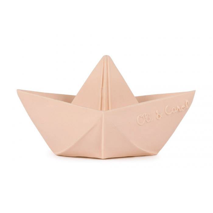 Oli and Carol - Jouet de bain bateau origami nude
