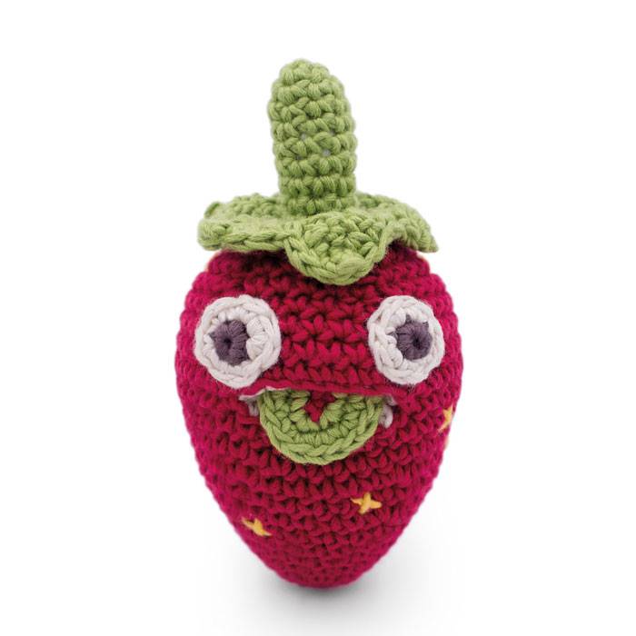 Blaise mini fraise au crochet - MyuM
