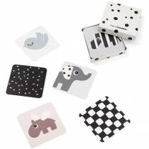Lot de 10 cartes contrastés : idée cadeau bébé