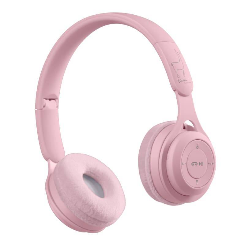 Lalarma casque audio enfant sans fil rose pastel