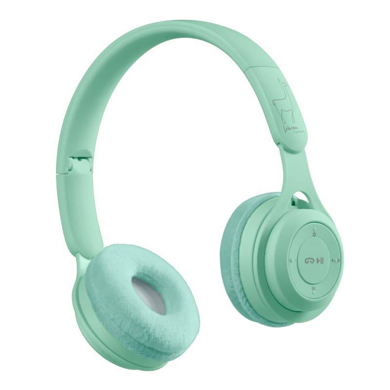 Lalarma casque audio enfant sans fil vert pastel