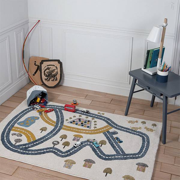 Tapis enfant circuit de voiture