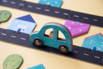 Circuit voiture puzzle - Londji