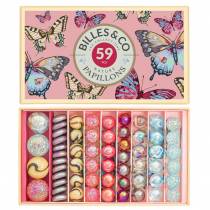 Billes and Co coffret de 59 billes thème papillons couleurs roses