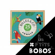 Coffret de 25 billes Jungle - Billes & Co - P\'tit bobo