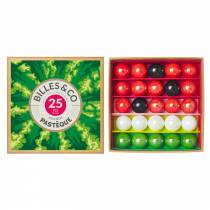 Coffret de 25 billes Pastèque - Billes & Co