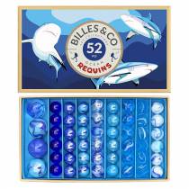 Coffret de 52 billes Requins - Billes & Co