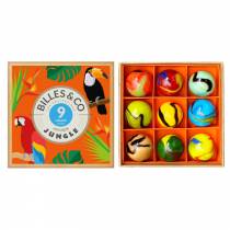 Coffret de 9 calots Jungle - Billes & Co