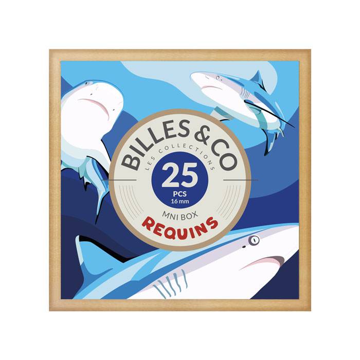 Coffret de 25 billes Requins - Billes & Co