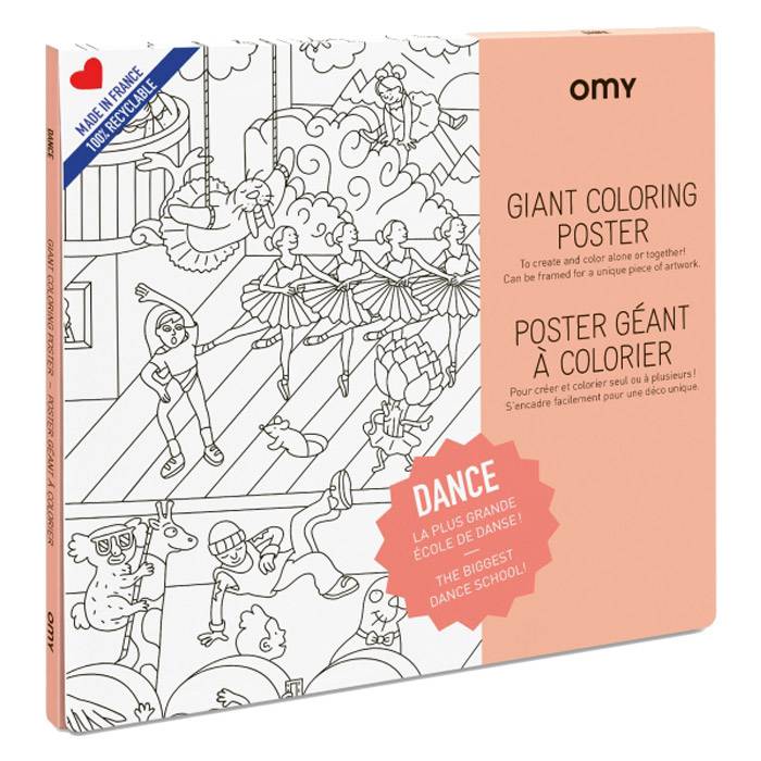 Poster A Colorier Danse