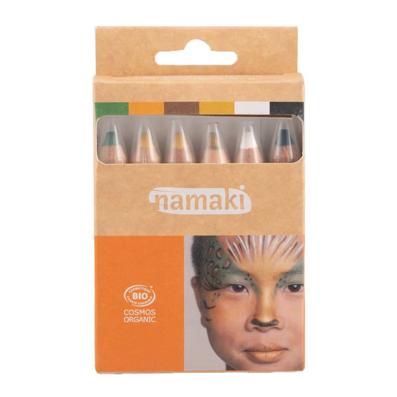 Namaki kit 6 crayons de maquillage bio - Vie Sauvage