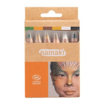 6 crayons de maquillage enfants bio, couleurs féériques achat