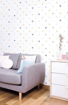 papier-peint-motif-triangles-pour-le-salon