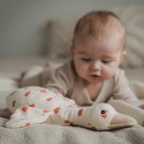Doudou peluche comforter - L'oie Liva Coeurs - Edition Limitée - Flow