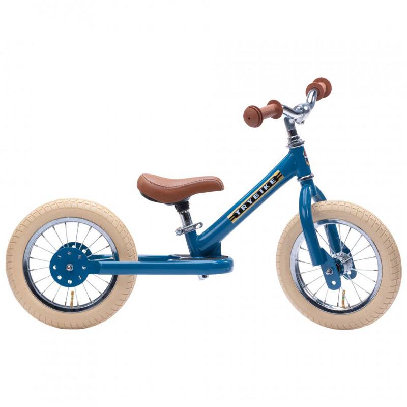 Draisienne acier vintage Bleue petrole - Trybike