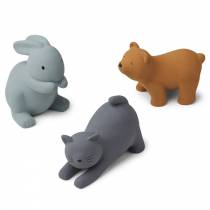 liewood-3-figurines-chat-lapin-ours-bleu