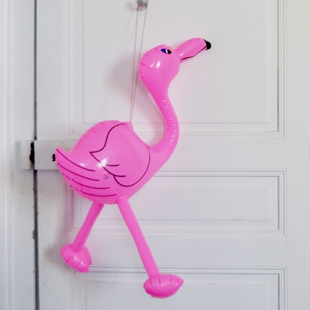 Flamingo gonflable
