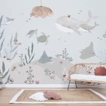 Lilipinso décoration pour la chambre enfant : décor mural Fonds Marins