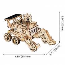 Assemblez votre maquette en bois solaire Harbinger Rover
