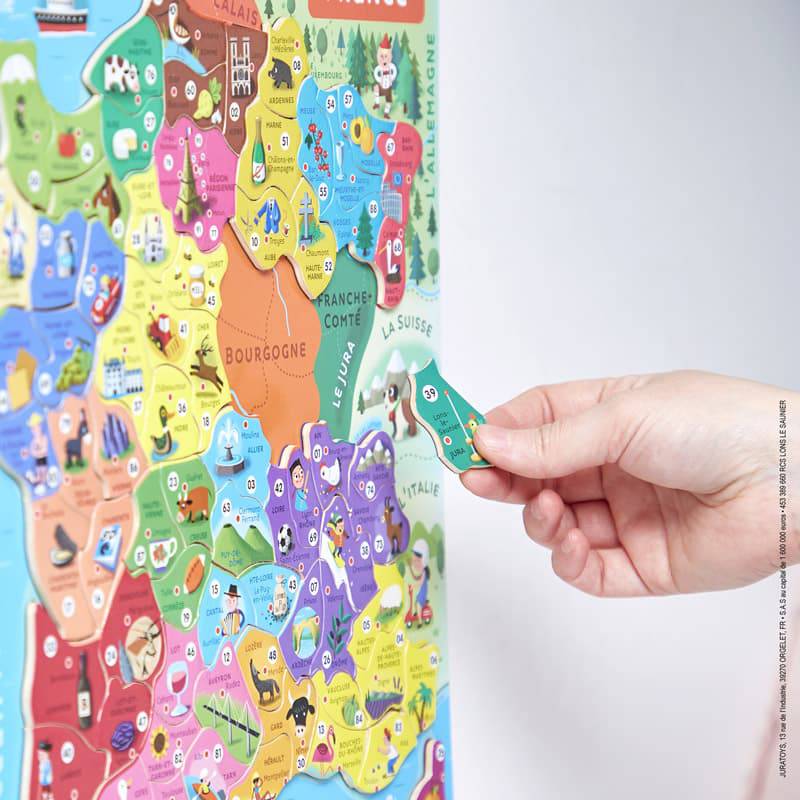 Puzzle magnétique - Puzzle aimanté pour enfant - Janod