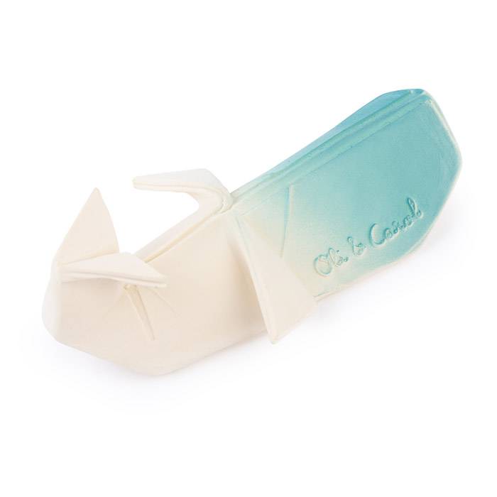 Baleine Origami - Jouet de bain et dentition - Oli & Carol
