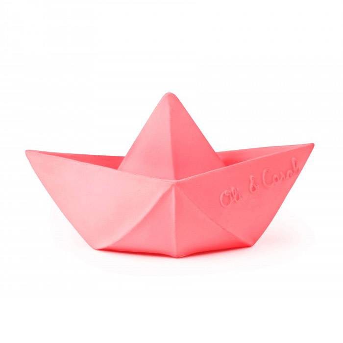 Bateau origami Rose Jouet de bain Oli Carol