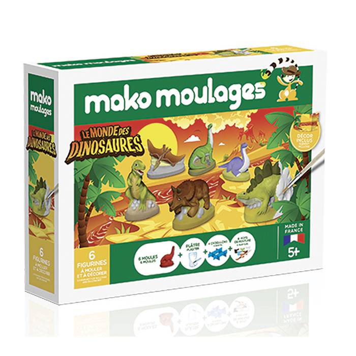 Mako moulages - 6 figurines - Dinosaures