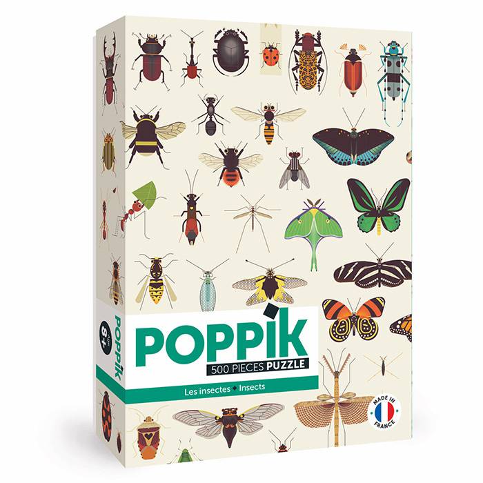 Puzzle Insectes - 500 pièces - Poppik