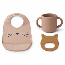 ensemble-accessoires-repas-chat-rose-liewood