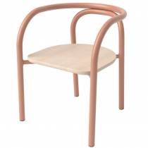 chaise-pour-enfant-bois-et-metal-finition-rose