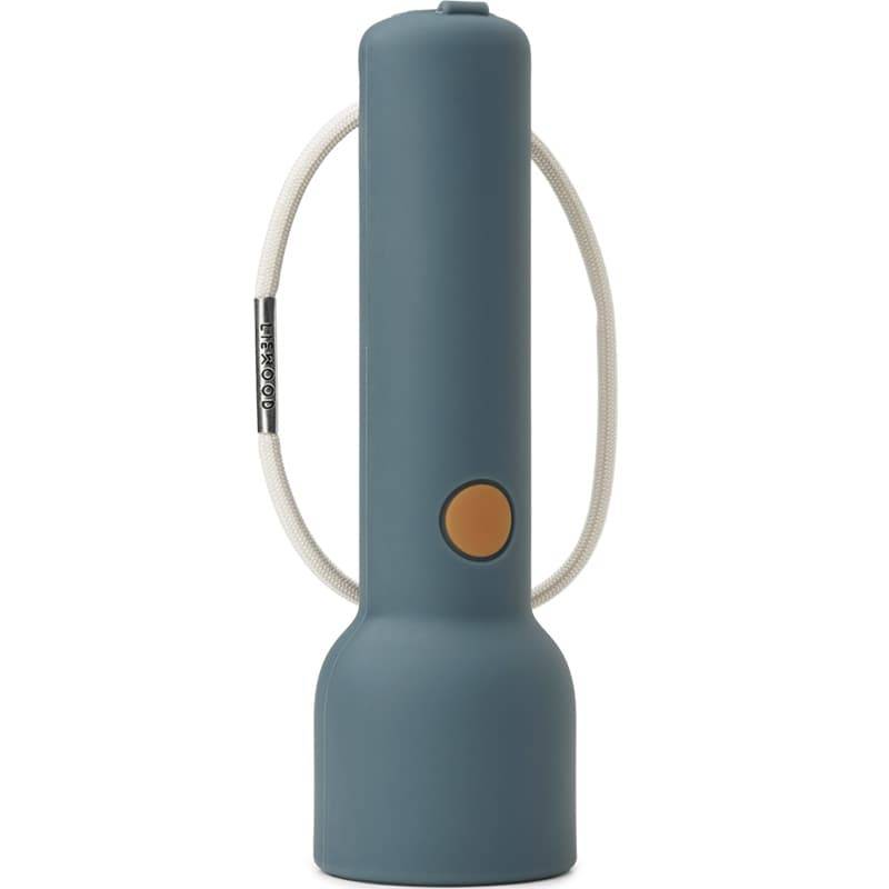 Lampe de poche pour enfant - silicone rechargeable - Gry bleu Liewood