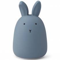 Veilleuse rechargeable en forme de lapin bleu Liewood