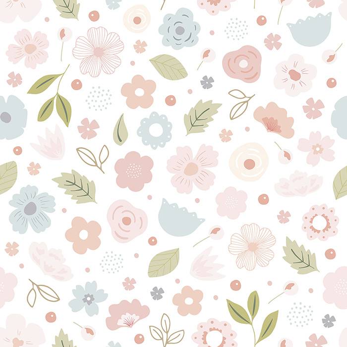 Papier peint Fleurs Bloom - 10 m