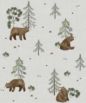 adorable-papier-peint-pour-chambre-enfant-ours-en-foret