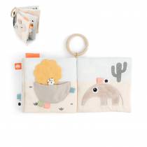 Livre dactivités bébé avec motifs cactus et soleil jaune  Done by Deer