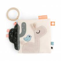 Livre déveil sensoriel pour bébé avec cactus et oiseau  Lalee & Birdee  Done by Deer<br />
