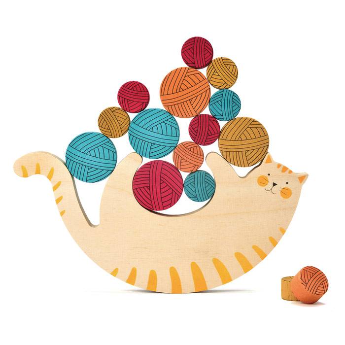 Meow le chat - jeu d'equilibre - Londji