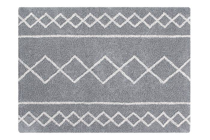 Tapis Lavable Oasis gris - 120 x 160 cm