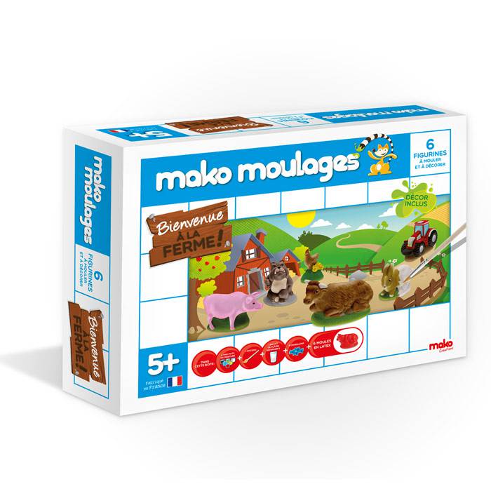 Mako moulages - 6 figurines - A la Ferme