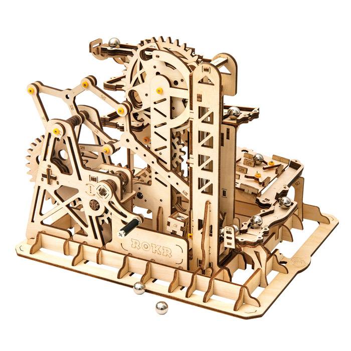 Circuit à Billes en Bois pour Enfant - Élévateur