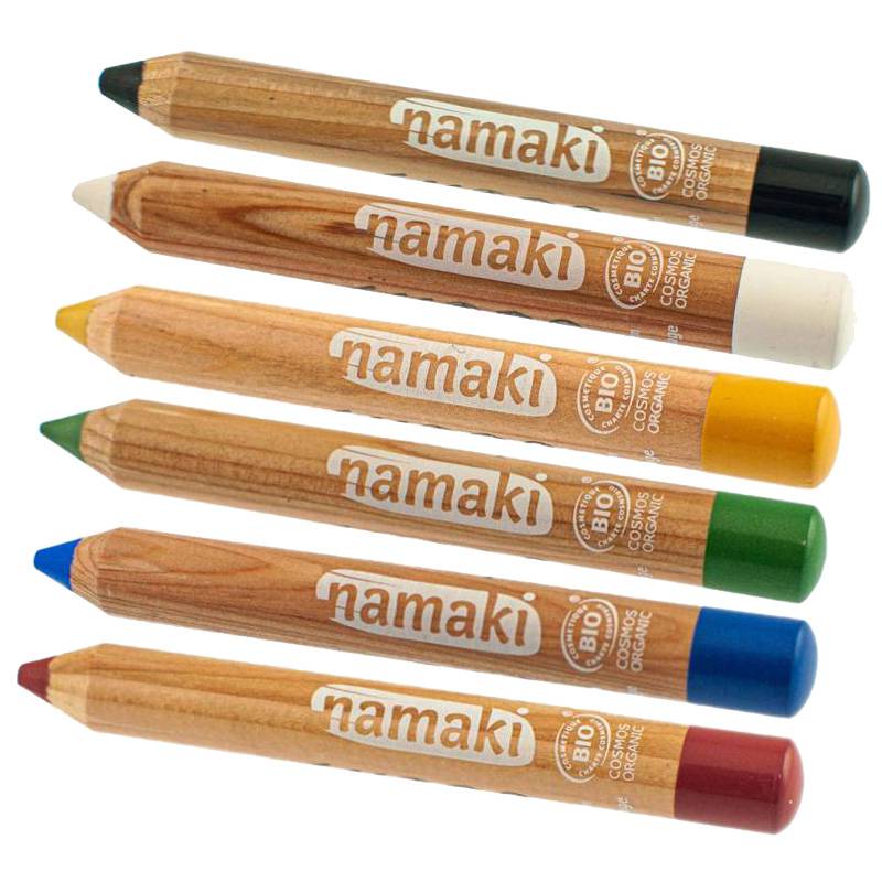 6 crayons de Maquillage Namaki ecoresponsable - Anniversaire enfant